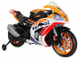 Preview: Elektrisches Kindermotorrad - Batteriebetrieb - 12 Volt - 6 km/h - USB - Farbe: orange-weiß