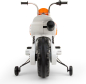 Preview: Elektrisches Kindermotorrad - Batteriebetrieb - 12 Volt - 6 km/h - Farbe: orange