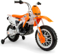 Preview: Elektrisches Kindermotorrad - Batteriebetrieb - 12 Volt - 6 km/h - Farbe: orange