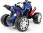 Preview: Elektrisches Kinderquad - Batteriebetrieb - 12 Volt - 5 km/h - Farbe: rot-blau