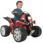 Preview: Elektrisches Kinderquad - Batteriebetrieb - 12 Volt - 5 km/h - Farbe: rot-schwarz