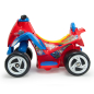 Preview: Elektrisches Kinderquad - Batteriebetrieb - 6 Volt - 2,5 km/h - Farbe: blau-rot