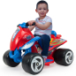 Preview: Elektrisches Kinderquad - Batteriebetrieb - 6 Volt - 2,5 km/h - Farbe: blau-rot