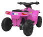 Preview: Elektrisches Kinderquad - Batteriebetrieb - 3 km/h - Farbe: rosa