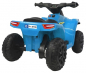 Preview: Elektrisches Kinderquad - Batteriebetrieb - 3 km/h - Farbe: blau