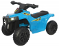 Preview: Elektrisches Kinderquad - Batteriebetrieb - 3 km/h - Farbe: blau