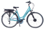 Preview: Elektrofahrrad - 28 Zoll - Rahmen 51 cm - Aluminium - Shimano-7-Gang - 25 km/h - Farbe: mattblau