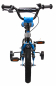 Preview: Kinderfahrrad - 12 Zoll - Rahmen 21 cm - Felgenbremse - Farbe: schwarz-blau