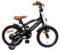 Preview: Kinderfahrrad - 14 Zoll - Rahmen 21 cm - Felgenbremse - Farbe: mattschwarz