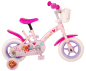 Preview: Kinderfahrrad - Mädchenfahrrad - 10 Zoll - Stahlrahmen - 1-3 Jahre - Farbe rosa