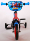 Preview: Kinderfahrrad - 10 Zoll - Stahlrahmen - 1-3 Jahre - Farbe blau-rot