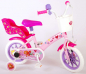 Preview: Kinderfahrrad Mädchenfahrrad - 12 Zoll - Stahlrahmen - Farbe rosa-rot