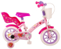 Preview: Kinderfahrrad Mädchenfahrrad - 12 Zoll - Stahlrahmen - Farbe rosa-rot