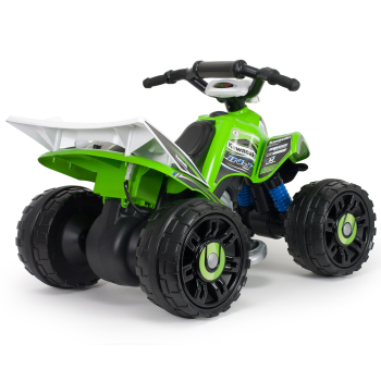 Kinder-Elektrofahrzeug - Kinderquad - 12Volt - 6km/h - grün-weiß