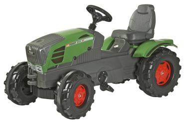 Kinderfahrzeug - Trettraktor Farmer II - grün-grau