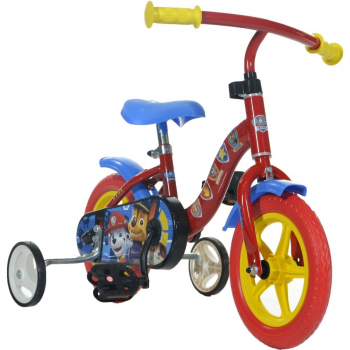 Kinderfahrrad - Jungenfahrrad - 10 Zoll - Rahmen 17 cm - Rücktrittbremse - Farbe: Blau-Rot