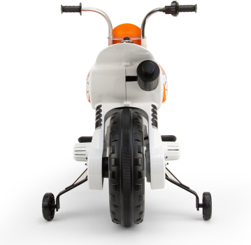 Elektrisches Kindermotorrad - Batteriebetrieb - 12 Volt - 6 km/h - Farbe: orange