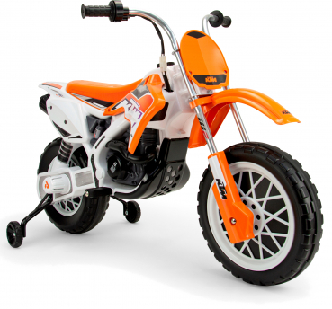 Elektrisches Kindermotorrad - Batteriebetrieb - 12 Volt - 6 km/h - Farbe: orange