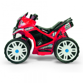 Elektrisches Kinderquad - Batteriebetrieb - 12 Volt - 5 km/h - Farbe: rot-schwarz