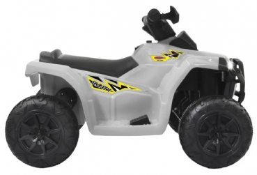 Elektrisches Kinderquad - Batteriebetrieb - 3 km/h - Farbe: weiß