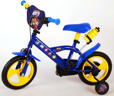 Kinderfahrrad Jungenfahrrad - 12 Zoll - Stahlrahmen - Farbe blau-gelb