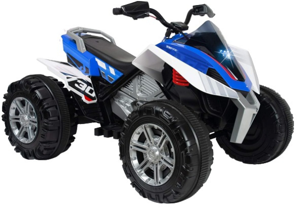 Kinder-Elektrofahrzeug - Kinderquad - 12Volt - 6km/h - blau-weiß