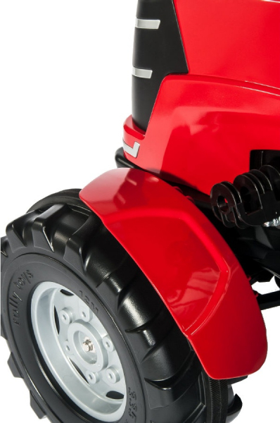 Kinderfahrzeug Traktor mit Schaufel - Freilauf - schwarz-rot