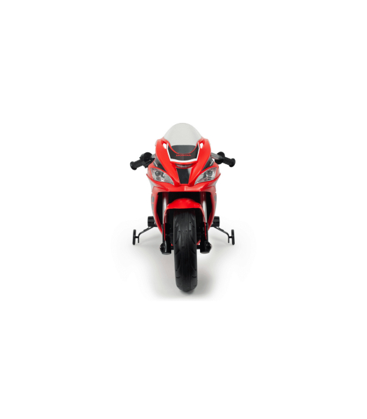 Elektrisches Kindermotorrad - Batteriebetrieb - 12 Volt - 6 km/h - USB - Farbe: rot-schwarz