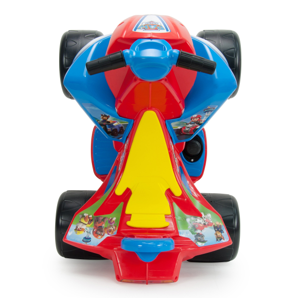 Elektrisches Kinderquad - Batteriebetrieb - 6 Volt - 2,5 km/h - Farbe: blau-rot