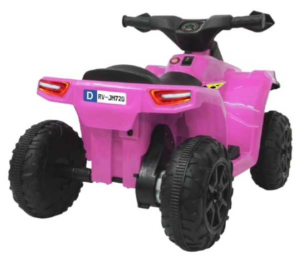 Elektrisches Kinderquad - Batteriebetrieb - 3 km/h - Farbe: rosa