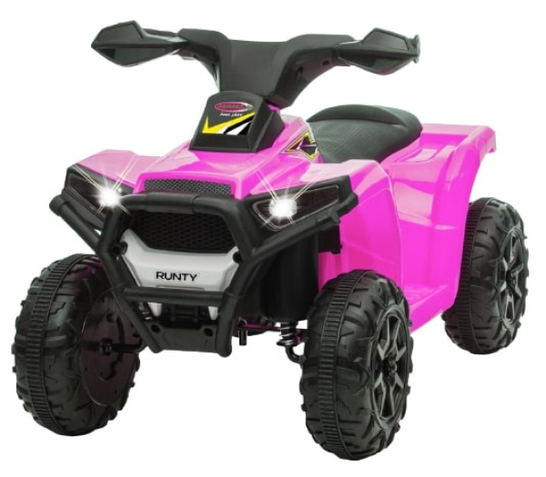 Elektrisches Kinderquad - Batteriebetrieb - 3 km/h - Farbe: rosa