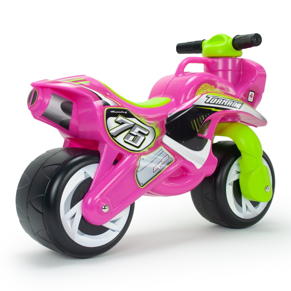 Laufrad - Lauflernrad - "Motorrad" - ab 2 Jahre - Farbe: rosa-grün