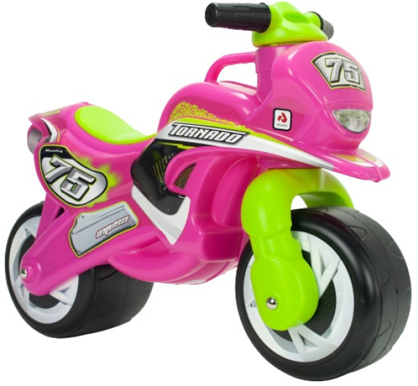 Laufrad - Lauflernrad - "Motorrad" - ab 2 Jahre - Farbe: rosa-grün