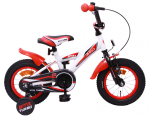 Kinderfahrrad - BMX-Rad - 12 Zoll - Rahmen 19 cm - Rücktrittbremse - Farbe: Weiß-Rot